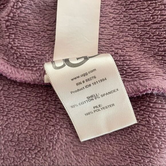 Ugg Braelyn Fleece Lined Robe Heather Purple Plum Size Small - Picture 7 of 10